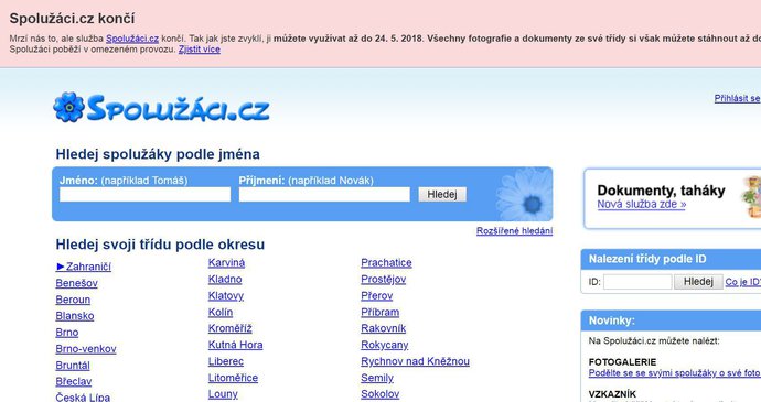 6. třídy webové stránky seznamky